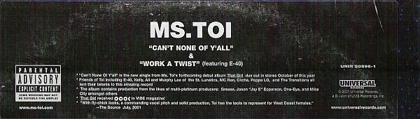 Can't None Of Y'all / Work A Twist