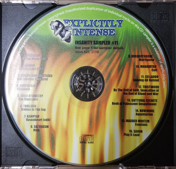 Insanity Sampler #11