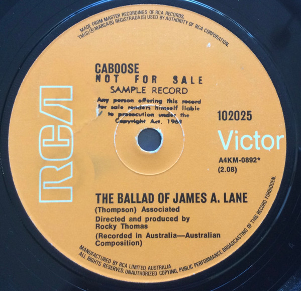 The Ballad Of James A. Lane