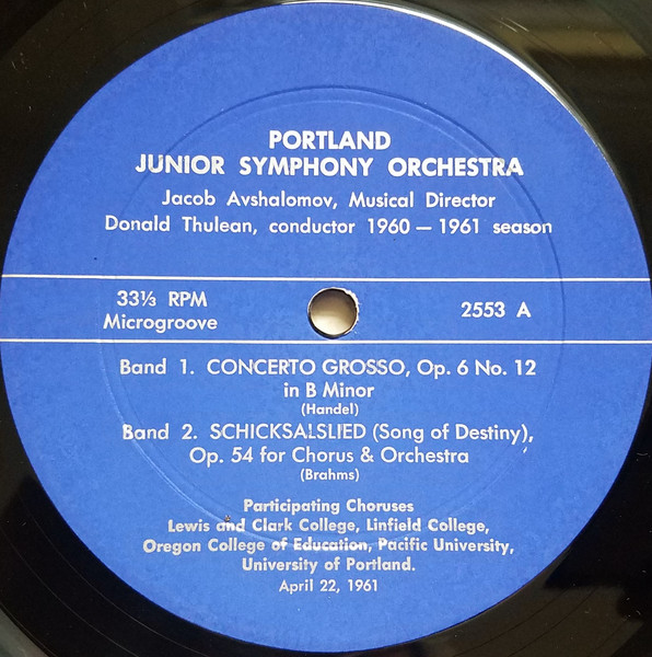 Handel And Brahms In Concert