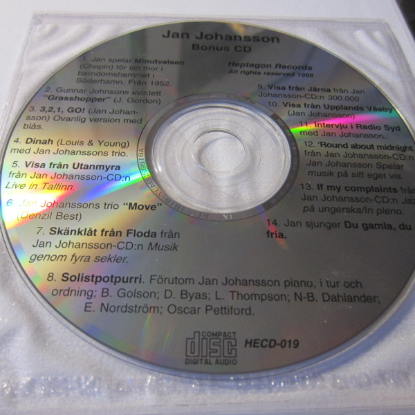 Jan Johansson Bonus CD 