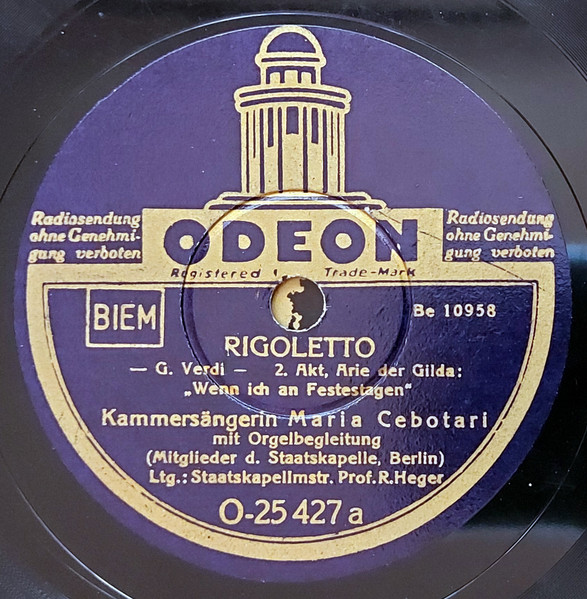 Rigoletto: Wenn ich an Festestagen / Teurer Name