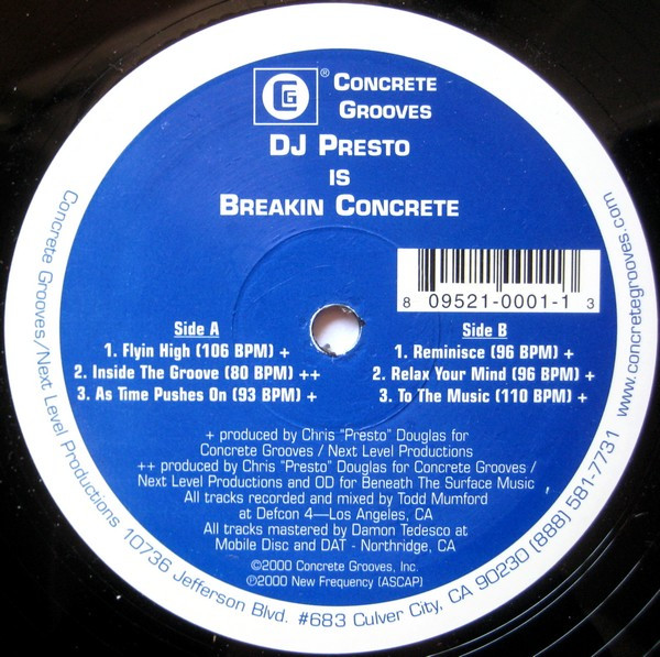 DJ Presto Is Breakin Concrete