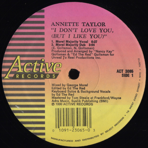 I Don't Love You, (But I Like You)