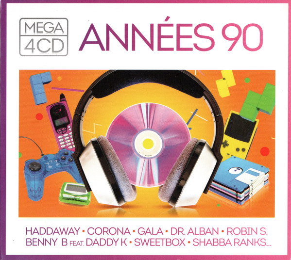 Mega 4 CD - Années 90