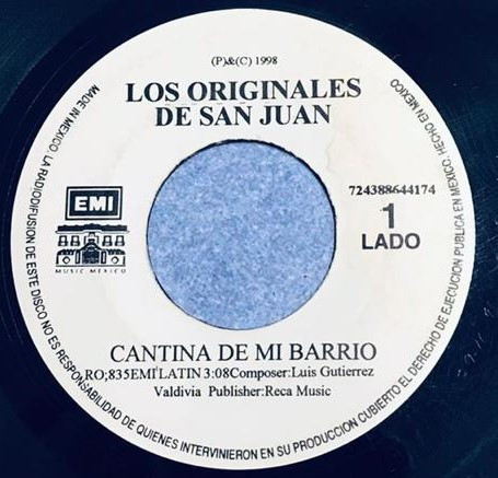 Cantina De Mi Barrio / Fuiste Todo Para Mi