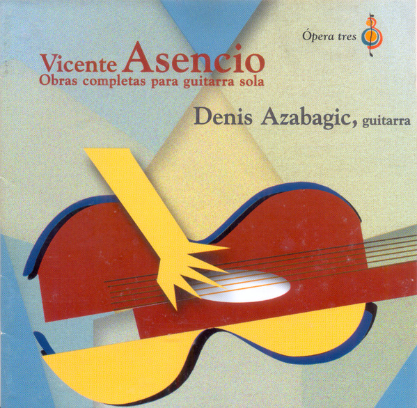 Vicente Asencio, obras completas para guitarra sola.