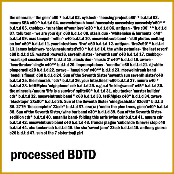 Processed BDTD