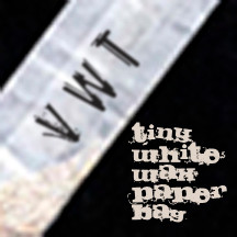 Tiny White Wax Paper Bag