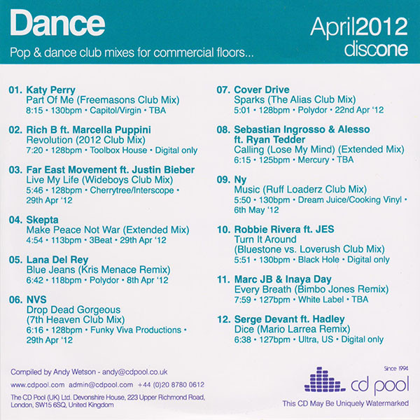 Dance April 2012
