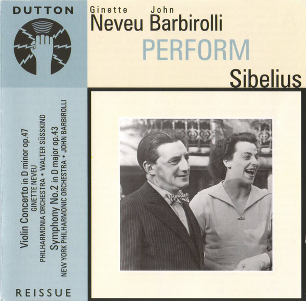 Violin Concerto In D Minor Op.47 • Symphony No. 2 In D Major Op.43