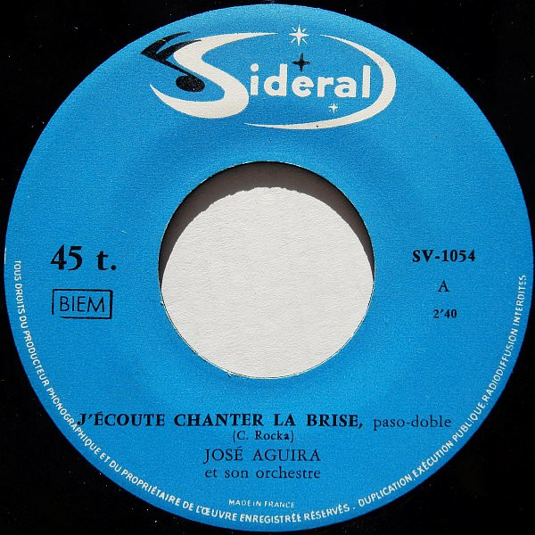 J'écoute Chanter La Brise / Capa De Oro