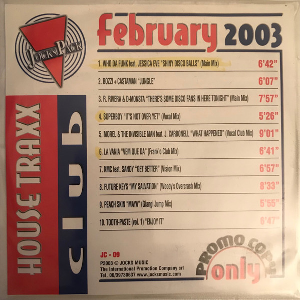 Club House Traxx - February 2003