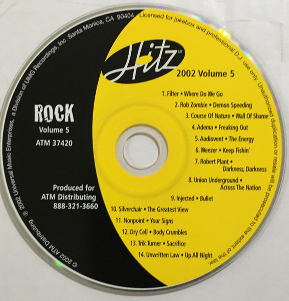 Hitz Rock 2002 Volume 5