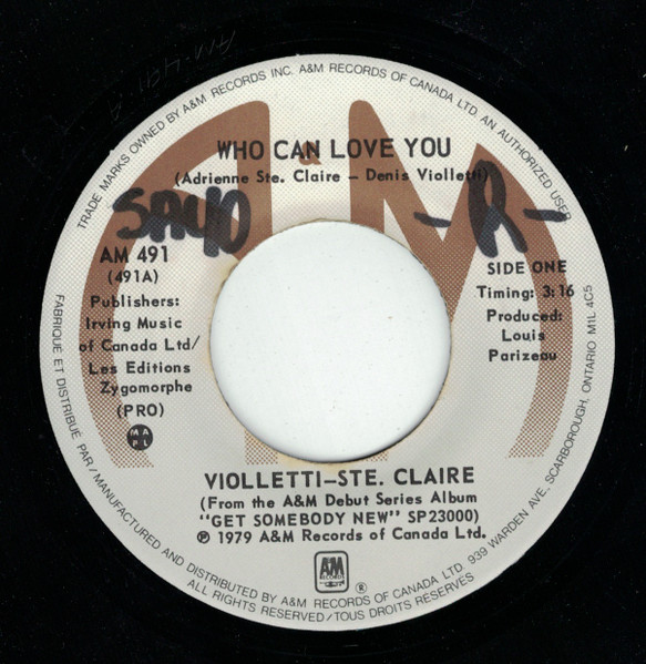 Who Can Love You  / (Hey My Lady) Get Somebody New
