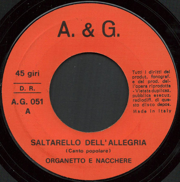 Saltarello Dell' Allegria / Valzer E Polka