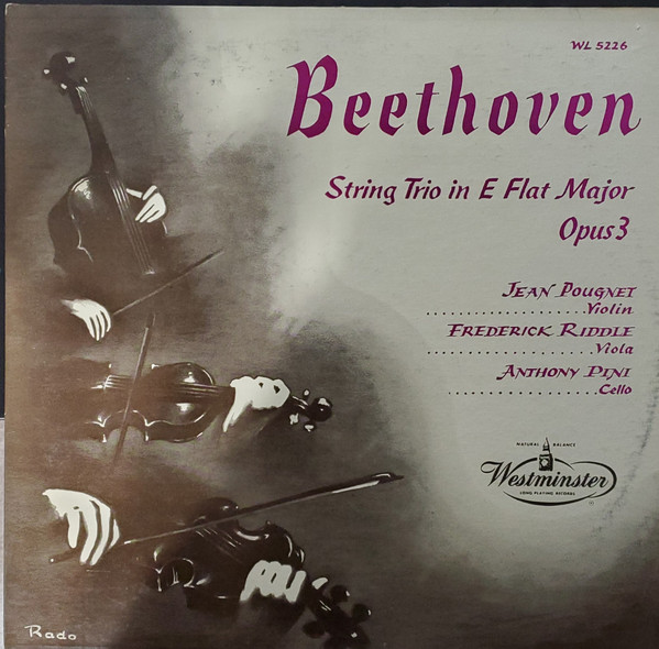 String Trio in E Flat Major Opus 3