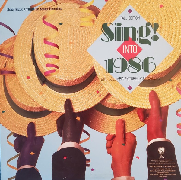 Sing! Into 1986 With Columbia Pictures Publications Fall Edition