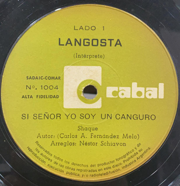 Si Señor Yo Soy Un Canguro