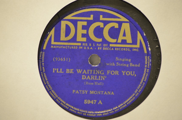 I'll Be Waiting For You, Darlin' / Shy Anne From Cheyenne