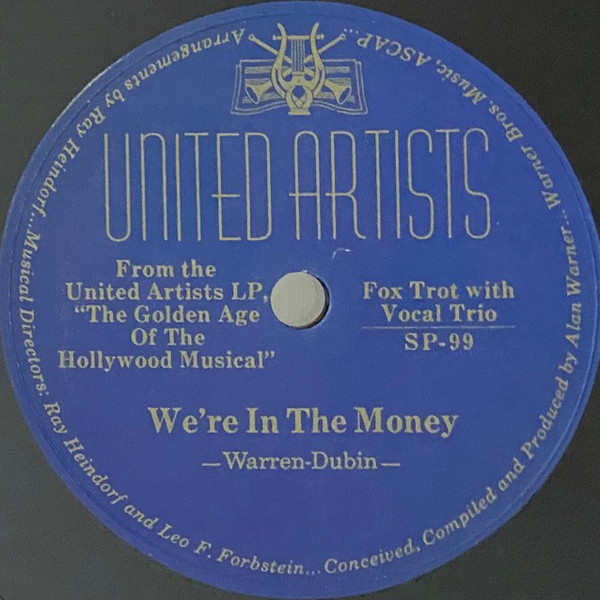 We're In The Money / Lullaby of Broadway