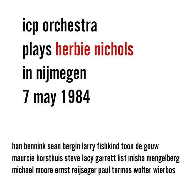 Plays Herbie Nichols (In Nijmegen 7 May 1984)