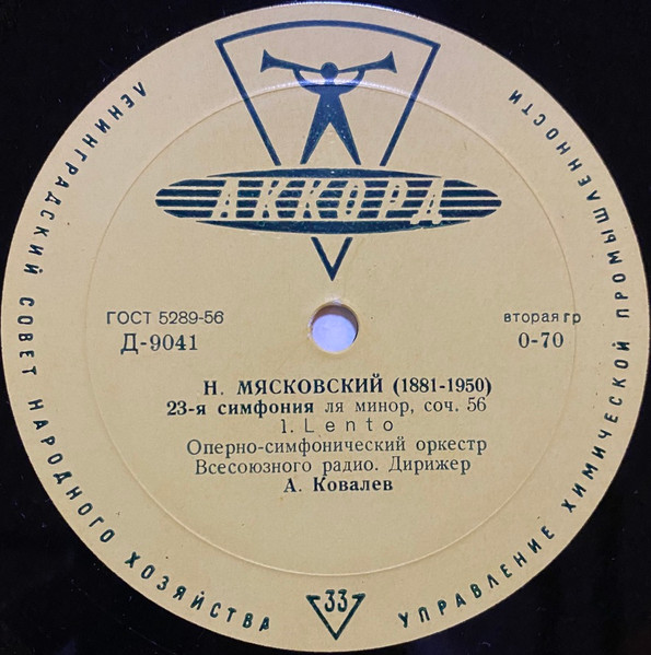 Симфония № 23, Ля Минор, Соч.56