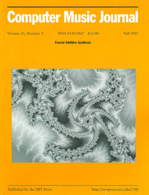 Computer Music Journal Sound And Video Anthology Volume 25, 2001