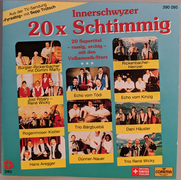 20 x Innerschwyzer Schtimmig (20 x Rassig, Urchig, Mit 11 Bekannten Formationen)