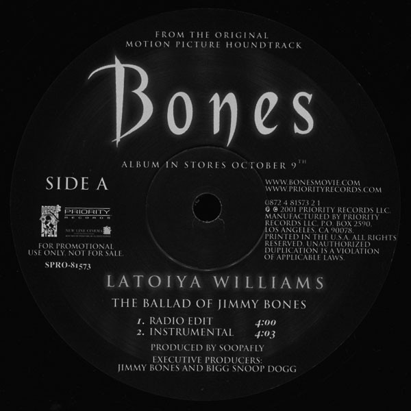 The Ballad Of Jimmy Bones / The Legend Of Jimmy Bones