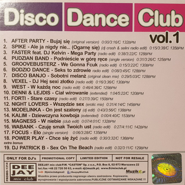 Disco Dance Club Vol.1