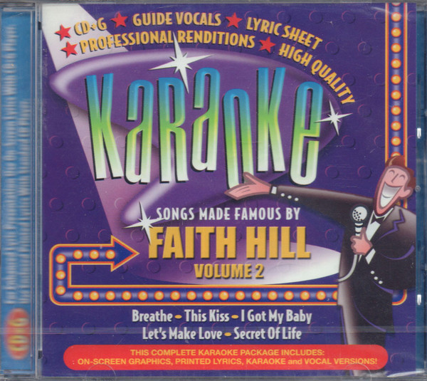 Karaoke Songs Made Famous By Faith Hill Volume 2