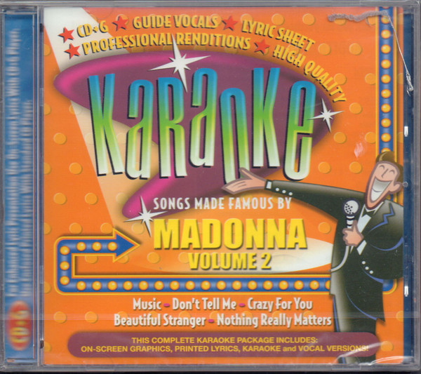 Karaoke Songs Made Famous By Madonna Volume 2