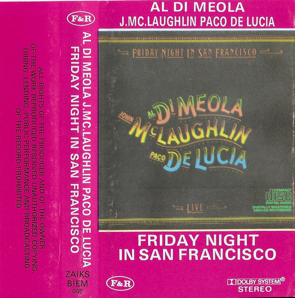 Friday Night In San Francisco