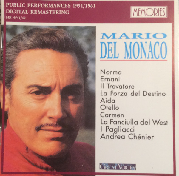 Norma - Ernani - Il Trovatore - La Forza Del Destino - Aida - Otello - Carmen - La Fanciulla Del West - I Pagliacci - Andrea Chenier