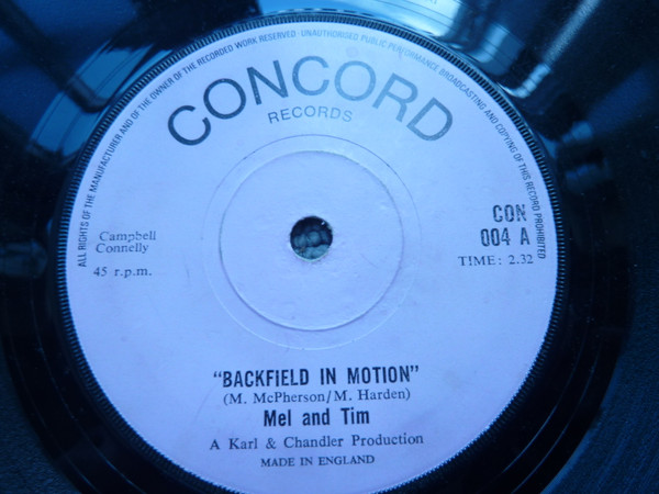Backfield In Motion / Do Right Baby