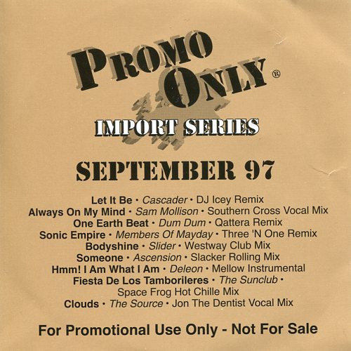 Promo Only Import Club: September 1997