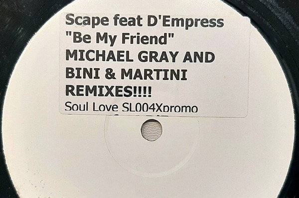 Be My Friend (Michael Gray / Bini & Martini Remixes)