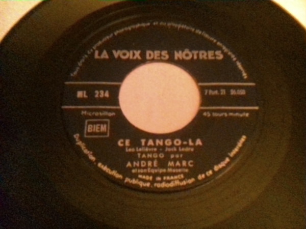 Ce Tango Là / Pleurer