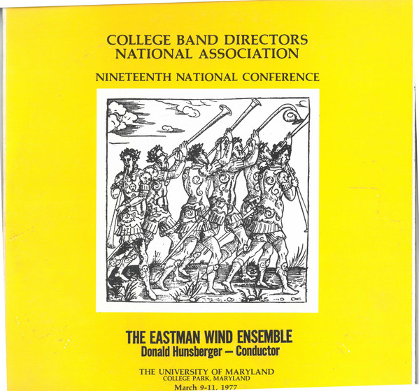 1977 College Band Directors National Association Conference