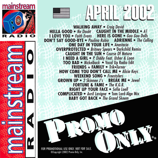 Promo Only Mainstream Radio: April 2002