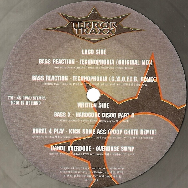 "Shoop" There It Is..... The Terror Traxx Sampler Volume One