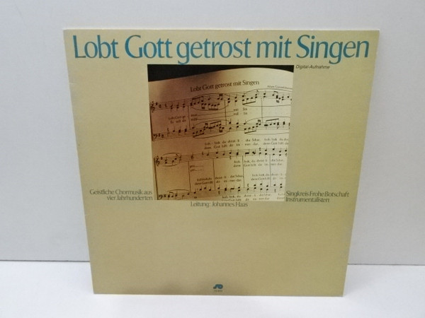 Lobt Gott Getrost Mit Singen