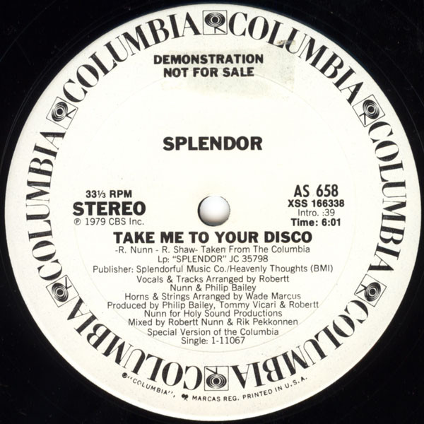 Take Me To Your Disco / Special Lady