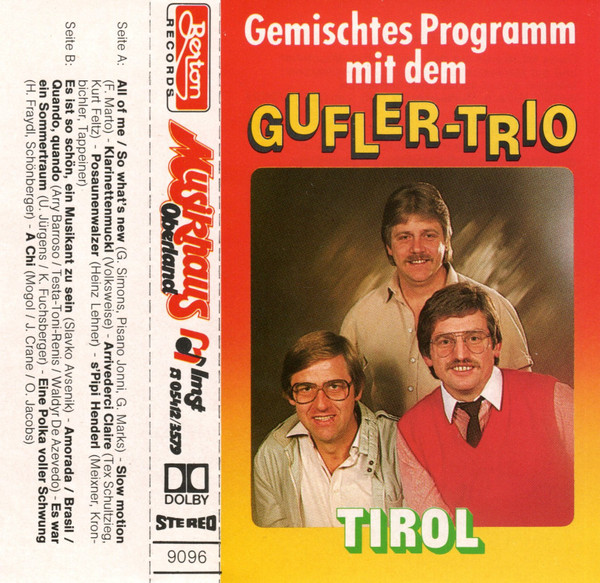 Gemischtes Programm Mit Dem Gufler-Trio Tirol