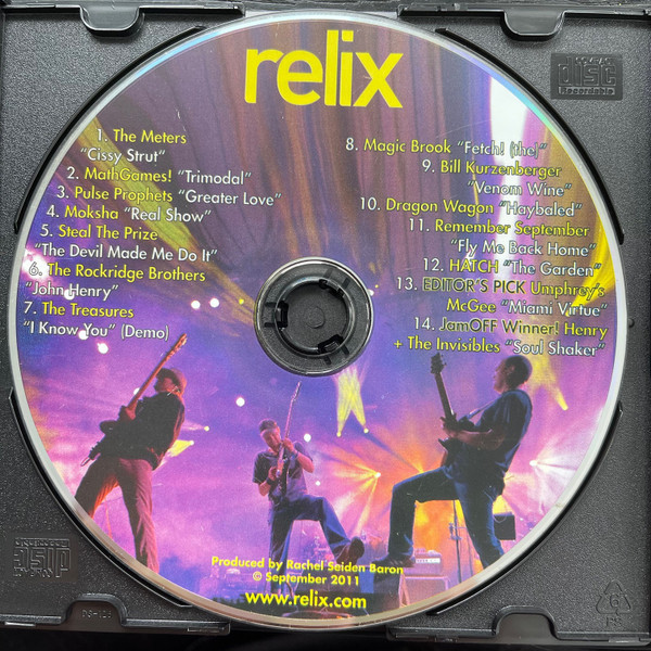 Relix 2011 September CD Sampler