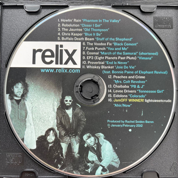 Relix 2012 January/February CD Sampler