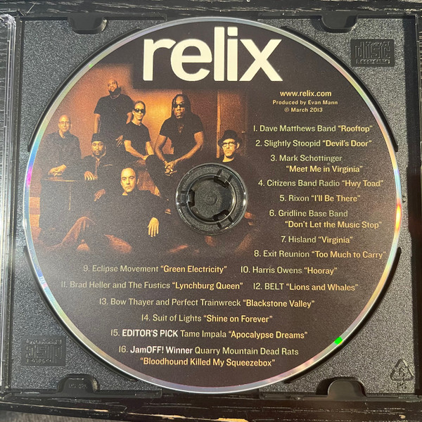 Relix 2013 March CD Sampler