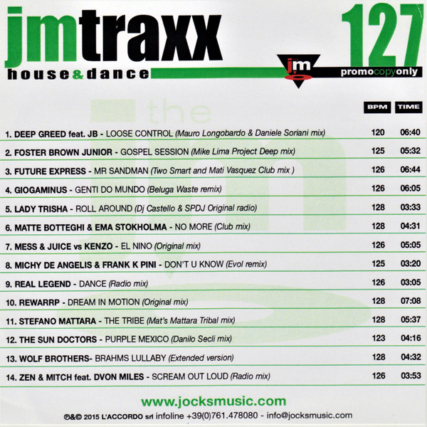 Jm Traxx House & Dance 127