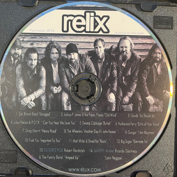 Relix 2013 July/August CD Sampler